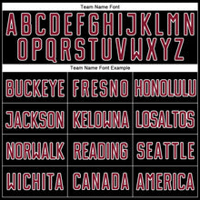 Laden Sie das Bild in den Galerie-Viewer, Custom Black Crimson-White Sublimation Split Fashion Soccer Uniform Jersey