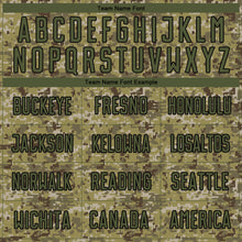 Загрузить изображение в средство просмотра галереи, Custom Camo Olive-Black Sublimation Salute To Service Soccer Uniform Jersey