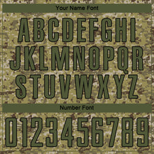Загрузить изображение в средство просмотра галереи, Custom Camo Olive-Black Sublimation Salute To Service Soccer Uniform Jersey
