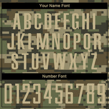 Charger l'image dans la galerie, Custom Camo Vegas Gold-Olive Sublimation Salute To Service Soccer Uniform Jersey