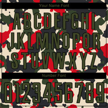 Charger l'image dans la galerie, Custom Camo Olive-Black Sublimation Salute To Service Soccer Uniform Jersey