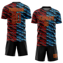 Charger l'image dans la galerie, Custom Camo Crimson-Black Sublimation Salute To Service Soccer Uniform Jersey