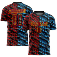 Charger l'image dans la galerie, Custom Camo Crimson-Black Sublimation Salute To Service Soccer Uniform Jersey