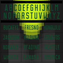 Laden Sie das Bild in den Galerie-Viewer, Custom Black Kelly Green Sublimation Soccer Uniform Jersey