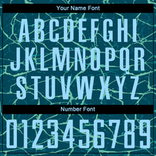 Load image into Gallery viewer, Custom Teal Light Blue-Black Sublimation Soccer Uniform Jersey