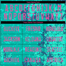 Load image into Gallery viewer, Custom Teal Pink-Royal Sublimation Soccer Uniform Jersey