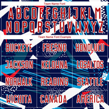 Charger l'image dans la galerie, Custom Navy Red-White Sublimation Soccer Uniform Jersey