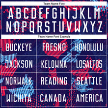 Laden Sie das Bild in den Galerie-Viewer, Custom Navy White-Light Blue Sublimation Soccer Uniform Jersey