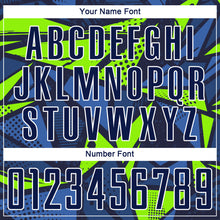 Charger l'image dans la galerie, Custom Navy Navy-Neon Green Sublimation Soccer Uniform Jersey