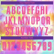 Загрузить изображение в средство просмотра галереи, Custom Tie Dye Pink-Light Blue Sublimation Soccer Uniform Jersey