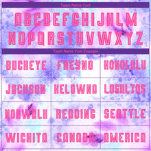 Загрузить изображение в средство просмотра галереи, Custom Tie Dye Pink-Purple Sublimation Soccer Uniform Jersey