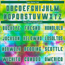 Загрузить изображение в средство просмотра галереи, Custom Tie Dye Kelly Green-White Sublimation Soccer Uniform Jersey