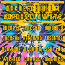 Загрузить изображение в средство просмотра галереи, Custom Tie Dye Gold-Black Sublimation Soccer Uniform Jersey