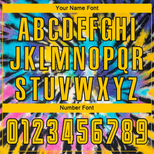 Загрузить изображение в средство просмотра галереи, Custom Tie Dye Gold-Black Sublimation Soccer Uniform Jersey