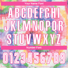 Load image into Gallery viewer, Custom Tie Dye White-Pink Sublimation Soccer Uniform Jersey