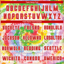 Загрузить изображение в средство просмотра галереи, Custom Tie Dye Red-White Sublimation Soccer Uniform Jersey