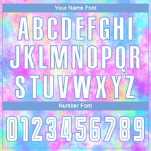 Загрузить изображение в средство просмотра галереи, Custom Tie Dye White-Light Blue Sublimation Soccer Uniform Jersey