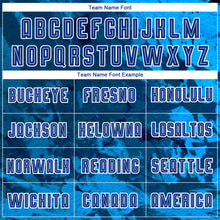 Загрузить изображение в средство просмотра галереи, Custom Tie Dye Royal-White Sublimation Soccer Uniform Jersey