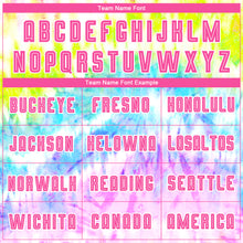 Загрузить изображение в средство просмотра галереи, Custom Tie Dye Pink-White Sublimation Soccer Uniform Jersey