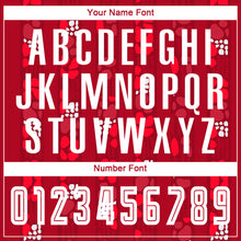 Загрузить изображение в средство просмотра галереи, Custom Red White Home Sublimation Soccer Uniform Jersey