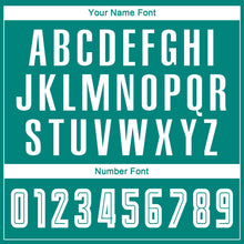 Загрузить изображение в средство просмотра галереи, Custom Aqua White-Black Sublimation Fade Fashion Soccer Uniform Jersey