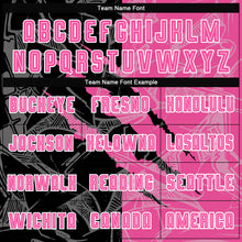 Загрузить изображение в средство просмотра галереи, Custom Graffiti Pattern Pink Black-White Scratch Sublimation Soccer Uniform Jersey