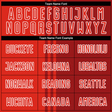 Load image into Gallery viewer, Custom Red Crimson-White Sublimation Swiss Flag Soccer Uniform Jersey