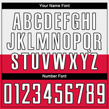 Load image into Gallery viewer, Custom Red White-Black Sublimation Polish Flag Soccer Uniform Jersey