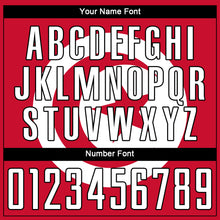 Загрузить изображение в средство просмотра галереи, Custom Red White-Black Sublimation Tunisian Flag Soccer Uniform Jersey