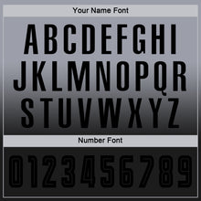 Загрузить изображение в средство просмотра галереи, Custom Gray Black Sublimation Long Sleeve Fade Fashion Soccer Uniform Jersey