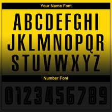 Charger l'image dans la galerie, Custom Gold Black Sublimation Long Sleeve Fade Fashion Soccer Uniform Jersey