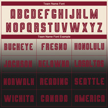 Загрузить изображение в средство просмотра галереи, Custom Cream Crimson-Black Sublimation Long Sleeve Fade Fashion Soccer Uniform Jersey