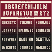 Charger l'image dans la galerie, Custom Crimson Cream-Black Sublimation Long Sleeve Fade Fashion Soccer Uniform Jersey