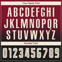 Charger l'image dans la galerie, Custom Crimson Cream-Black Sublimation Long Sleeve Fade Fashion Soccer Uniform Jersey