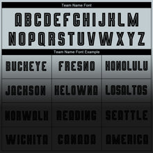 Charger l'image dans la galerie, Custom Silver Black Sublimation Long Sleeve Fade Fashion Soccer Uniform Jersey