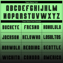 Charger l'image dans la galerie, Custom Pea Green Black Sublimation Long Sleeve Fade Fashion Soccer Uniform Jersey