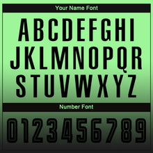 Charger l'image dans la galerie, Custom Pea Green Black Sublimation Long Sleeve Fade Fashion Soccer Uniform Jersey