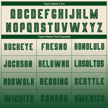 Charger l'image dans la galerie, Custom Cream Green Sublimation Long Sleeve Fade Fashion Soccer Uniform Jersey