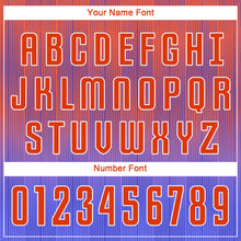 Charger l'image dans la galerie, Custom Purple Orange-White Sublimation Soccer Uniform Jersey