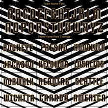 Load image into Gallery viewer, Custom White Black-Old Gold Sublimation Soccer Uniform Jersey