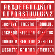 Загрузить изображение в средство просмотра галереи, Custom Red White Sublimation Soccer Uniform Jersey