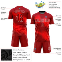Charger l'image dans la galerie, Custom Red Crimson-White Sublimation Soccer Uniform Jersey