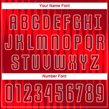 Charger l'image dans la galerie, Custom Red Crimson-White Sublimation Soccer Uniform Jersey