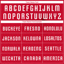 Загрузить изображение в средство просмотра галереи, Custom Red White Sublimation Soccer Uniform Jersey