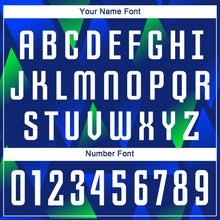 Charger l'image dans la galerie, Custom Royal White-Kelly Green Sublimation Soccer Uniform Jersey