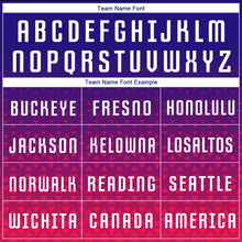 Charger l'image dans la galerie, Custom Purple White-Hot Pink Sublimation Soccer Uniform Jersey