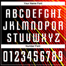 Load image into Gallery viewer, Custom Red White Black-Gold Sublimation Soccer Uniform Jersey