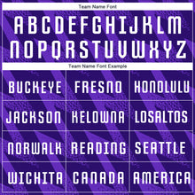 Charger l'image dans la galerie, Custom Purple White Sublimation Soccer Uniform Jersey