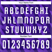 Charger l'image dans la galerie, Custom Purple White Sublimation Soccer Uniform Jersey