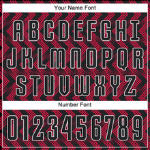 Load image into Gallery viewer, Custom Crimson Black-White Sublimation Soccer Uniform Jersey